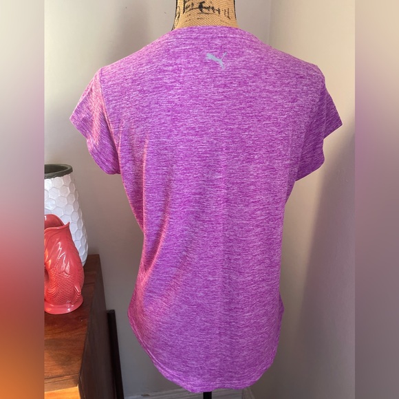 Puma Purple “Her Heather Cat” T-shirt - Picture 2 of 4